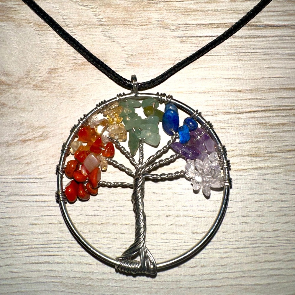Vintage Handmade Crystal Necklace